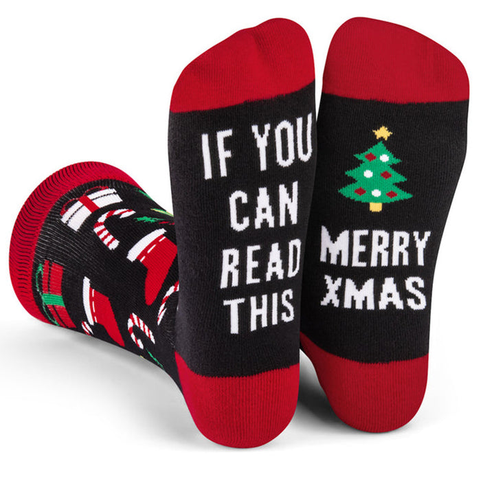 Wholesale Socks Cotton Christmas Creative Letters Socks JDC-SK-QAng013