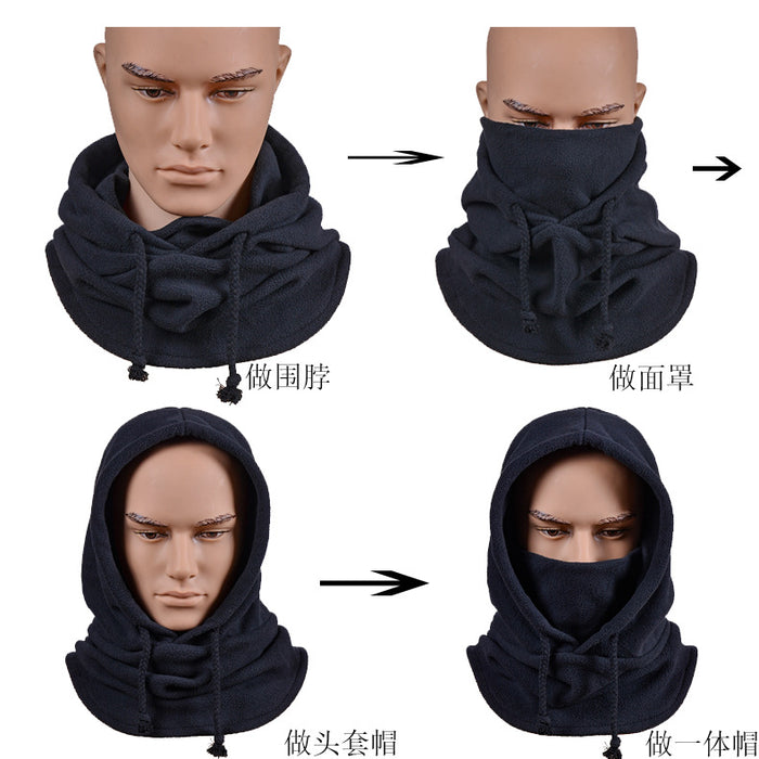 Wholesale Hat Polar Fleece Outdoor Riding Face Mask MOQ≥2 JDC-FH-Yuantu002