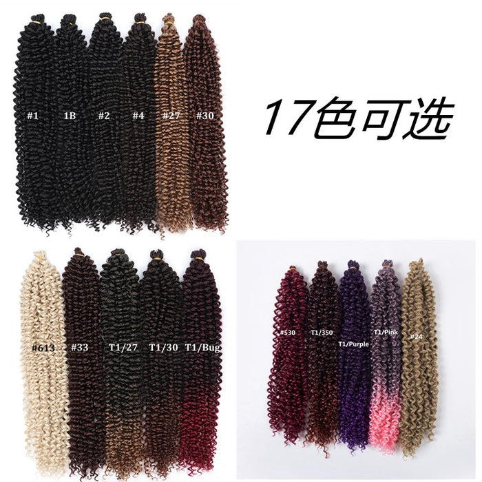 Wholesale Hot Sale Dreadlock Wig 18inch Water wave Bulk JDC-WS-LuQ001