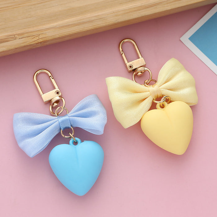 Wholesale Keychains For Backpacks bow acrylic keychain cute girl MOQ≥2 JDC-KC-JRen002