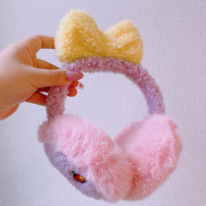 Wholesale Earmuffs Plush Cute Apple Warm Outdoor Ear Defenders JDC-EF-HaN009