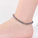 Jewelry WholesaleWholesale Hand Beaded AB Color Black Gallstone Anklet MOQ≥2 JDC-AS-YuJ001 Anklets 云锦 %variant_option1% %variant_option2% %variant_option3%  Factory Price JoyasDeChina Joyas De China