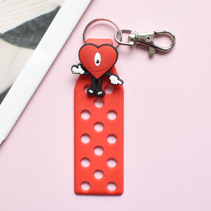 Wholesale Keychain Croc Charms PVC Soft Rubber MOQ≥10 (M) JDC-KC-RYY004