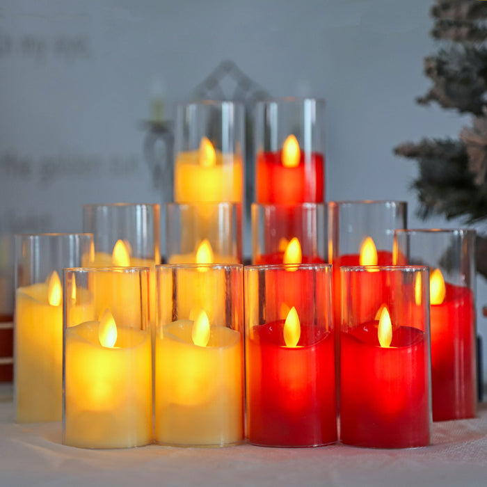 Wholesale Decorations LED Simulation Glass Cup Candle Light JDC-DCN-YouSheng001