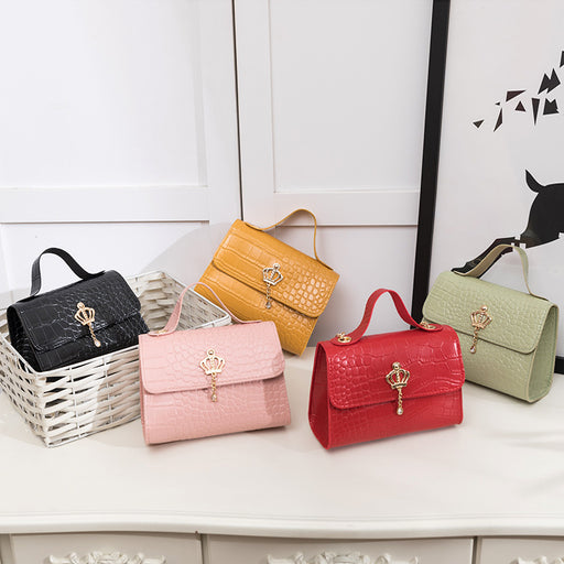 Jewelry WholesaleWholesale crocodile pattern small square bag fresh messenger bag JDC-HB-ShiC002 Handbags 事成 %variant_option1% %variant_option2% %variant_option3%  Factory Price JoyasDeChina Joyas De China