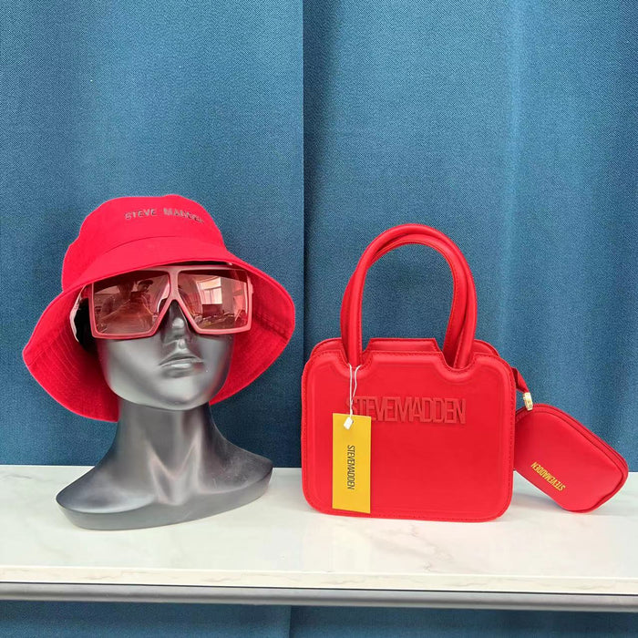 Wholesale Sunglasses Hat PU Shoulder Bag Handbag Set (F) JDC-HB-YLuo001