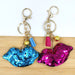 Jewelry WholesaleWholesale reflective bright face lip keychain Sequin tassel bell MOQ≥2 JDC-KC-QiShi025 Keychains 奇释 %variant_option1% %variant_option2% %variant_option3%  Factory Price JoyasDeChina Joyas De China