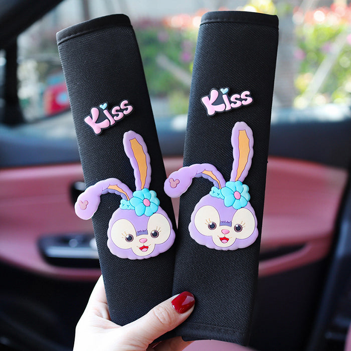 Wholesale Car Seat Belt Shoulder Guard Ice Silk Cute Cartoon MOQ≥2 JDC-CA-YueRan001