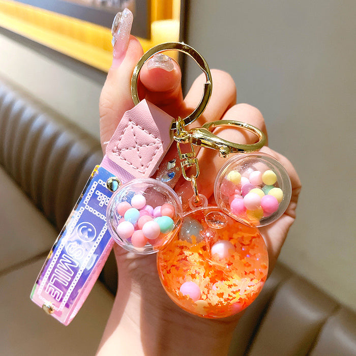 Wholesale Keychain PVC Soft Adhesive Cute Cartoon Creative Ornament MOQ≥2 JDC-KC-LeZ018