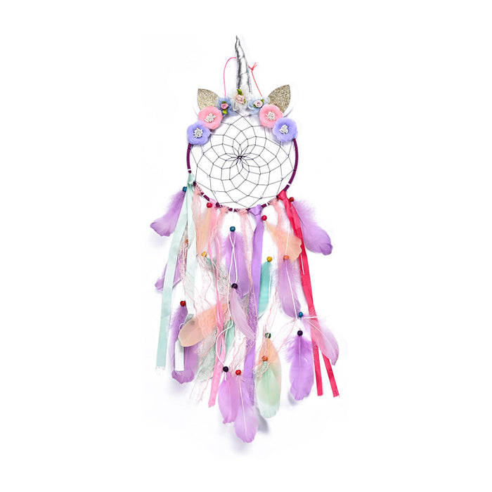 Jewelry WholesaleWholesale Feather Lace Rope Beads Dreamcatcher JDC-DC-JYun002 Dreamcatcher 杰韵 %variant_option1% %variant_option2% %variant_option3%  Factory Price JoyasDeChina Joyas De China