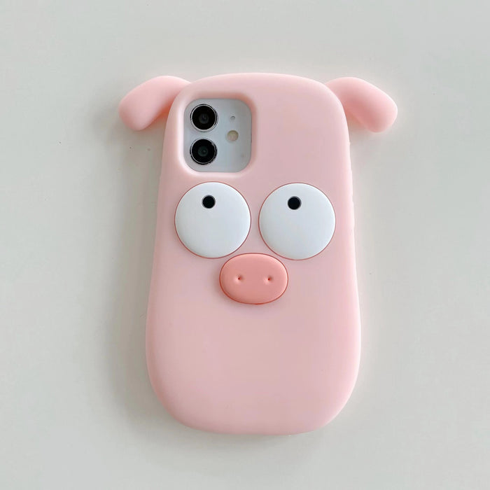 Wholesale Silicone 3D Funny Frog Phone Case JDC-PC-Longt001