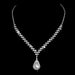 Jewelry WholesaleWholesale Bridal Wedding Exquisite Water Drop Crystal Necklace Earrings Set JDC-NE-Yaqian001 Necklaces 雅茜 %variant_option1% %variant_option2% %variant_option3%  Factory Price JoyasDeChina Joyas De China