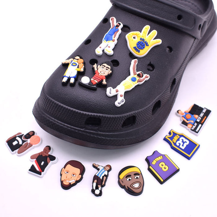 Wholesale Random 100pcs Cartoon Cute PVC DIY Accessories Croc Charms (M) JDC-CCS-RYY042