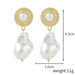 Jewelry WholesaleWholesale vintage court style pearl stud earrings JDC-ES-ManY002 Earrings 满溢 %variant_option1% %variant_option2% %variant_option3%  Factory Price JoyasDeChina Joyas De China