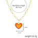 Jewelry WholesaleWholesale Premium Drop Oil Alloy Love Pendant Necklace JDC-NE-GSJY008 Necklaces 嘉溢 %variant_option1% %variant_option2% %variant_option3%  Factory Price JoyasDeChina Joyas De China