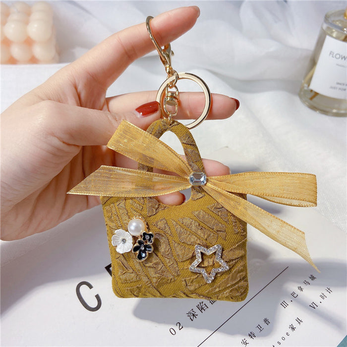 Wholesale Lace Bag Shape Keychain JDC-KC-LX049