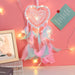 Jewelry WholesaleWholesale Iron Ring Feather Heart-shaped Hollow Fabric Beads Heart Dreamcatcher JDC-DC-JunX006 Dreamcatcher 俊贤 %variant_option1% %variant_option2% %variant_option3%  Factory Price JoyasDeChina Joyas De China