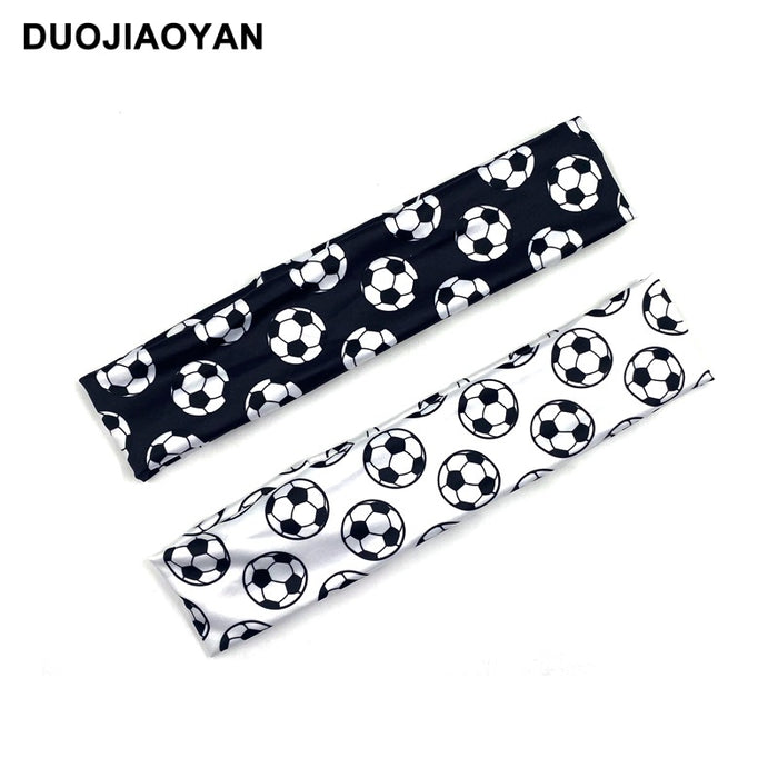 Wholesale World Cup Football Stretch Printed Polyester Headband MOQ≥3 JDC-HD-Jiaoy014