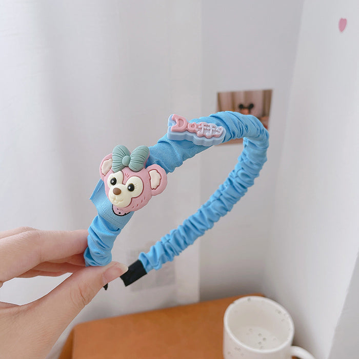 Wholesale Headband Plastic Kids Candy Pleated Cute JDC-HD-MeiS001