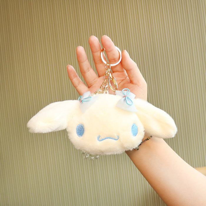 Wholesale Cartoon Plush Doll Pendant Pearl Lanyard Keychain (M) JDC-KC-Huofan004