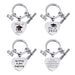 Jewelry WholesaleWholesale Stainless Steel Heart Shape Graduation Season Gift Metal Keychain JDC-KC-GangGu018 Keychains 钢古 %variant_option1% %variant_option2% %variant_option3%  Factory Price JoyasDeChina Joyas De China