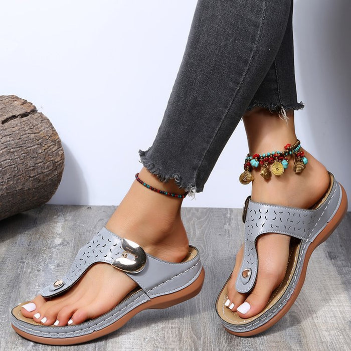 Jewelry WholesaleWholesale Summer Rhinestone Wedge Faux PU Sandals Slippers JDC-SP-Hongw003 Slippers 鸿玮 %variant_option1% %variant_option2% %variant_option3%  Factory Price JoyasDeChina Joyas De China