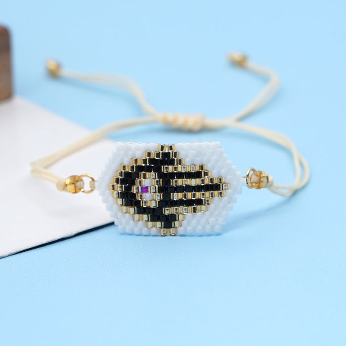 Wholesale Personality Eye Palm Bracelet Religious Totem Tassel Ornament JDC-BT-GBH105