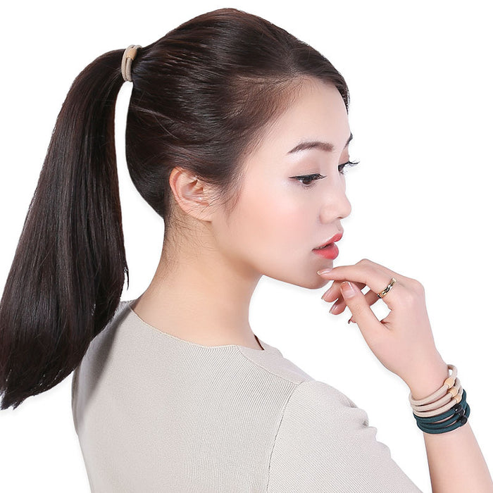 Wholesale Hair Rope Large Bold High Elastic Hair Ring JDC-HS-Liuyi001