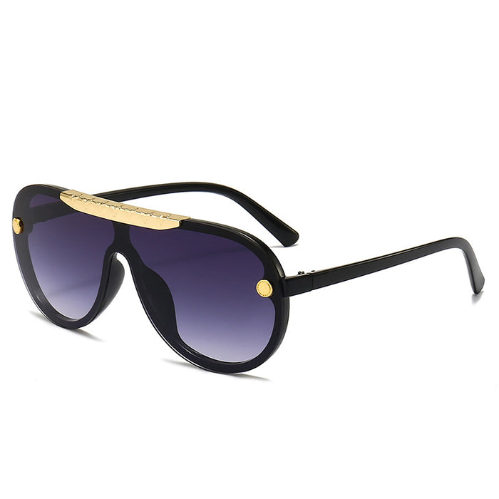 Wholesale Sunglasses AC Lens PC Metal Frame MOQ≥2 JDC-SG-GuJ009