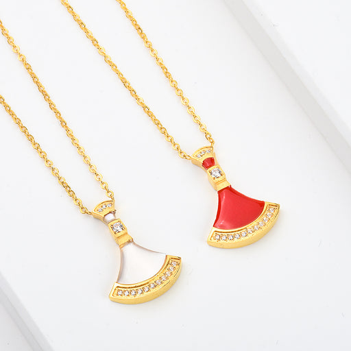 Jewelry WholesaleWholesale love letter titanium steel necklace JDC-NE-ShengF001 Necklaces 胜丰 %variant_option1% %variant_option2% %variant_option3%  Factory Price JoyasDeChina Joyas De China