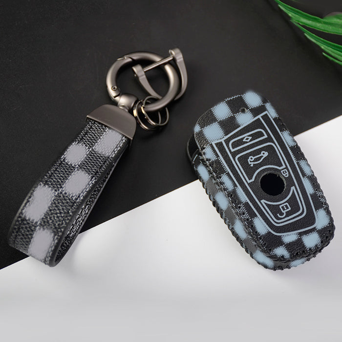 Wholesale leather car keychain bag pendant (F) JDC-KC-DAJ003