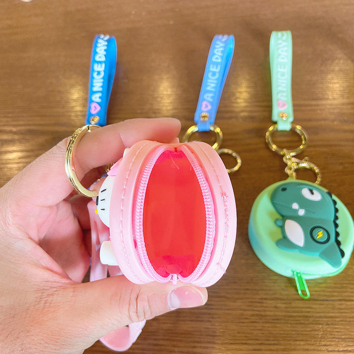 Wholesale Cute Silicone Cartoon Kids Key Chain Pendant JDC-KC-YDao008