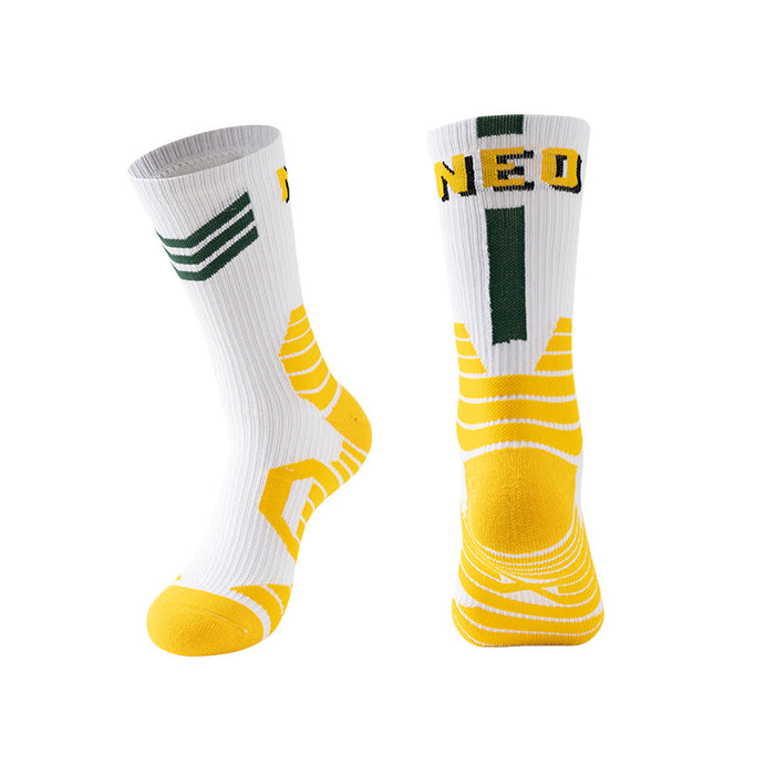 Wholesale Sock Cotton Basketball Socks Adult Medium Tube Thickened Breathable JDC-SK-JinR001