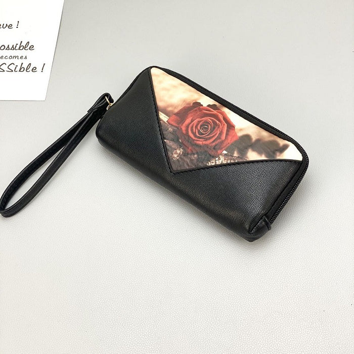 Wholesale Wallet PU Printed Grab JDC-WT-Qianzi001