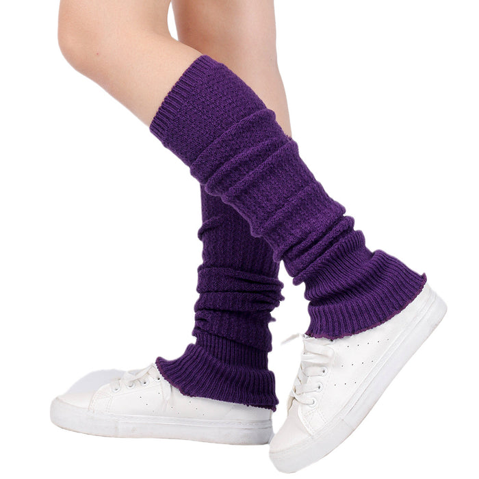 Wholesale Sock Acrylic Cotton Wool Socks Leg Covers Pile Socks Solid Color MOQ≥2 JDC-SK-XQ025