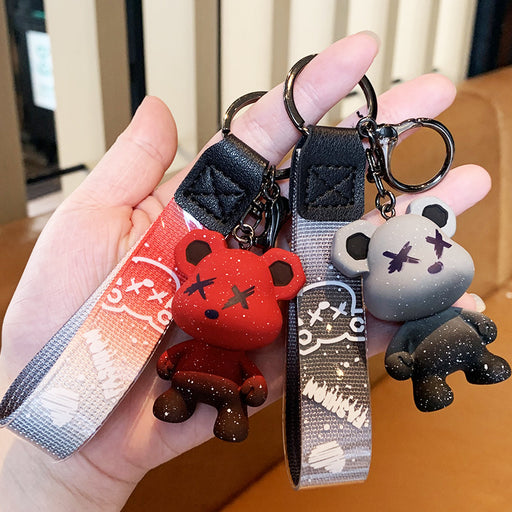 Jewelry WholesaleWholesale Resin Color Changing Bear Keychain JDC-KC-YiChang003 Keychains 依昌 %variant_option1% %variant_option2% %variant_option3%  Factory Price JoyasDeChina Joyas De China