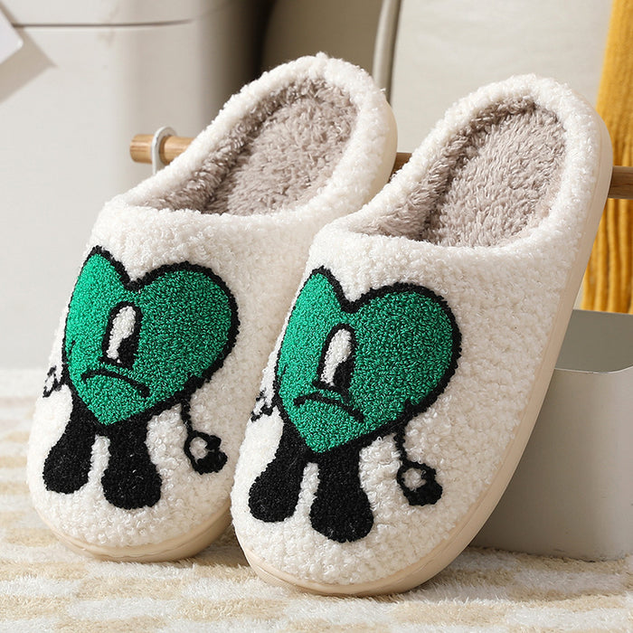 Wholesale Winter Thick Sole Mr Love Cotton Slippers MOQ≥2 JDC-SP-MMD002