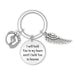 Jewelry WholesaleWholesale Wings Footprint Stainless Steel Keychain MOQ≥2 JDC-KC-JZhi003 Keychains 具冶 %variant_option1% %variant_option2% %variant_option3%  Factory Price JoyasDeChina Joyas De China