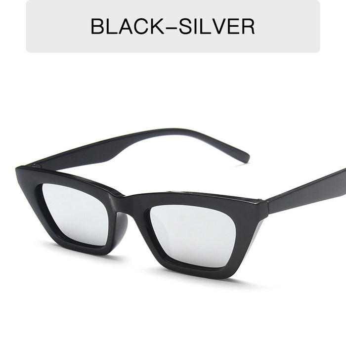 Jewelry WholesaleWholesale Small Frame Cat Eye Sun Metal Hinge Black Sunglasses JDC-SG-JiaW001 Sunglasses 嘉威 %variant_option1% %variant_option2% %variant_option3%  Factory Price JoyasDeChina Joyas De China