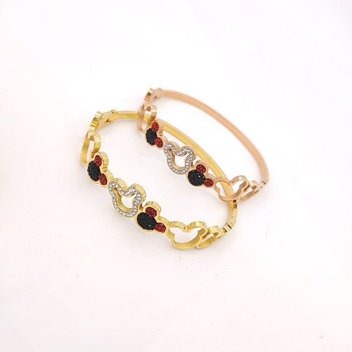 Jewelry WholesaleWholesale 18K Simple Hollow Out Full Drill Bracelet Titanium Steel (M) JDC-BT-WEY007 Bracelet 维尔雅 %variant_option1% %variant_option2% %variant_option3%  Factory Price JoyasDeChina Joyas De China