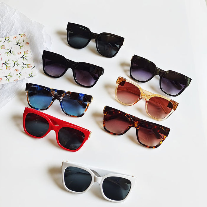 Wholesale Alloy Hinged Oval Frame Women's Large Frame Sunglasses JDC-SG-JingM014