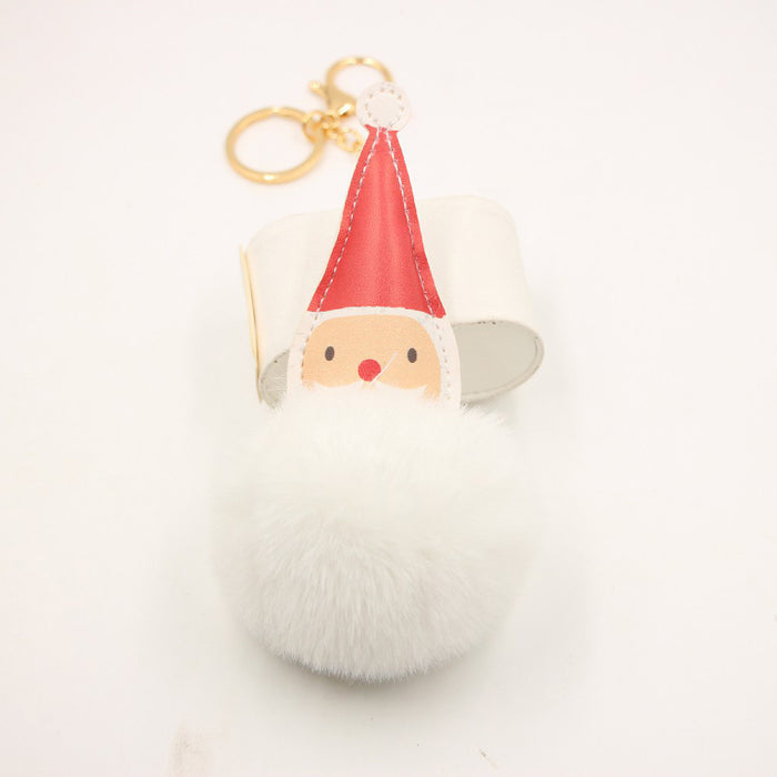 Wholesale Keychain Leather Christmas Cute Plush Gift JDC-KC-Zuge071