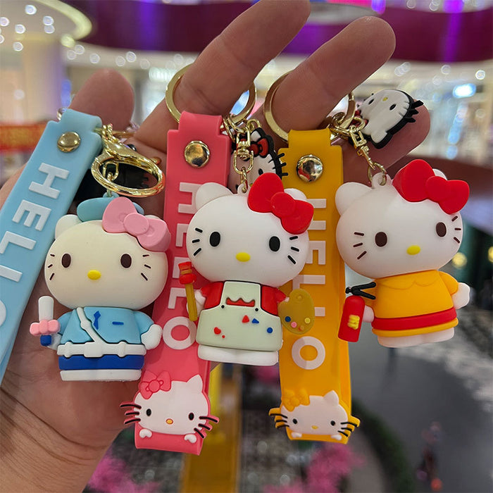 Wholesale Keychains PVC Cute Cartoon Anime MOQ≥5 (M) JDC-KC-MiaoY012