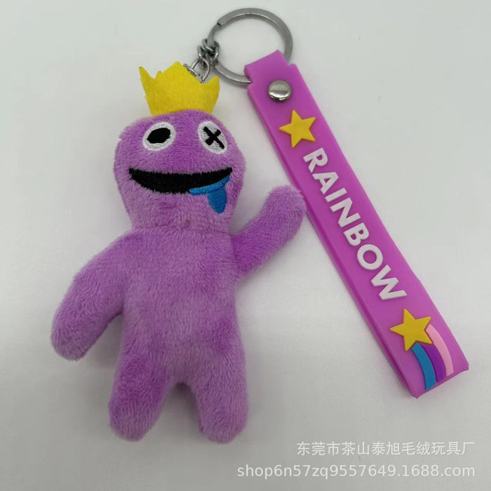 Wholesale Keychains Soft Toy Rainbow Cute Cartoon (M) MOQ≥5 JDC-KC-TaiXu001