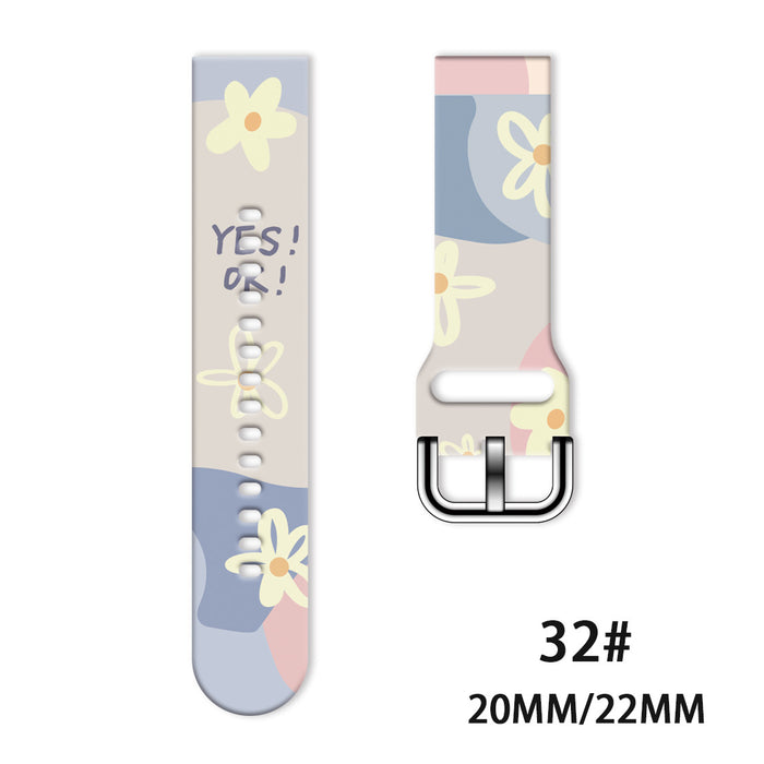 Wholesale Printed Tpu Watch Strap Wrist Strap JDC-WD-NuoQi051