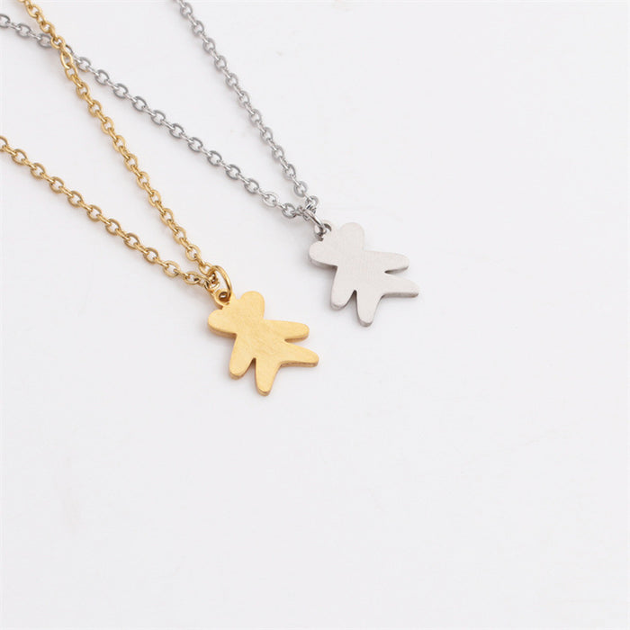 Jewelry WholesaleWholesale Stainless Steel Bear Necklace JDC-NE-ChanX004 Necklaces 昌鑫 %variant_option1% %variant_option2% %variant_option3%  Factory Price JoyasDeChina Joyas De China