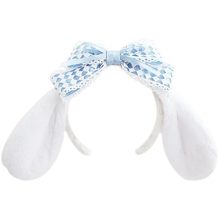 Wholesale Headband Imitation Rex Rabbit Fur Cute Cartoon 3D Doll MOQ≥2 JDC-HD-QINYI001