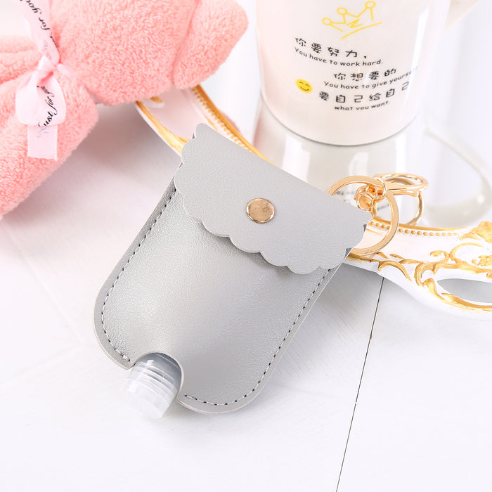 Jewelry WholesaleWholesale Hand Sanitizer PU Leather Case Keychain JDC-KC-HYi005 Keychains 弘亿 %variant_option1% %variant_option2% %variant_option3%  Factory Price JoyasDeChina Joyas De China