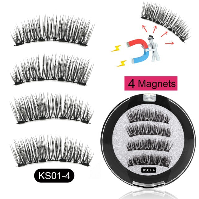 Wholesale eyelashes man-made fiber magnetic false eyelashes MOQ≥3 JDC-EY-YSM001