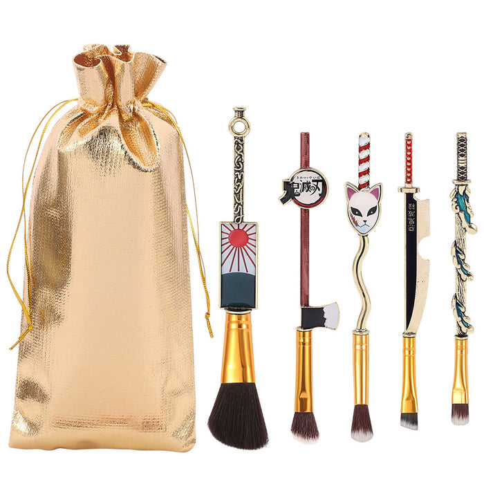 Wholesale Anime Peripheral Haori Kamado Cute Metal Makeup Brush (M) MOQ≥3 JDC-MB-GYu014